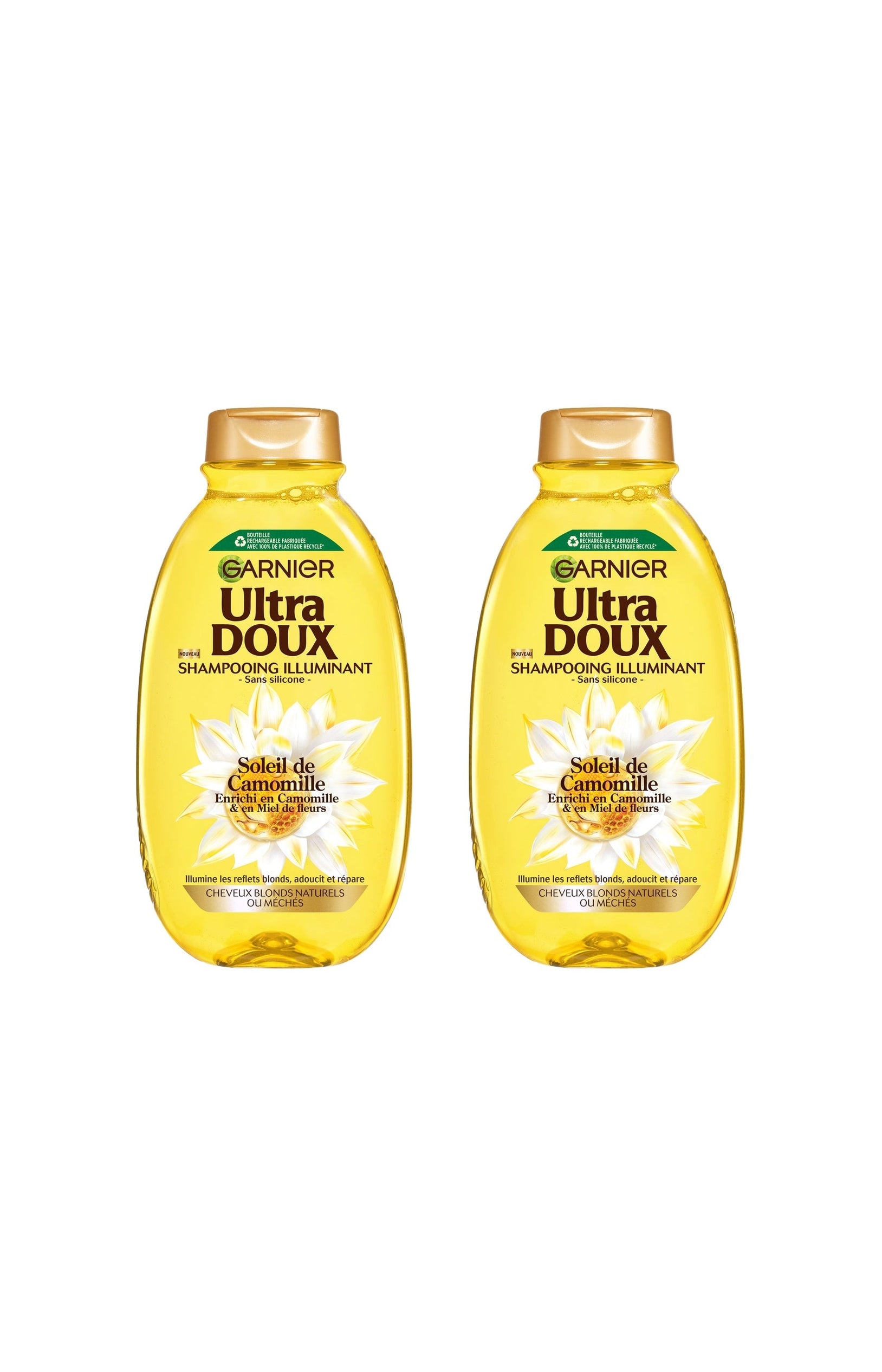 2 shampoings illuminants - Cheveux blonds, naturels ou méchés - 300 ml