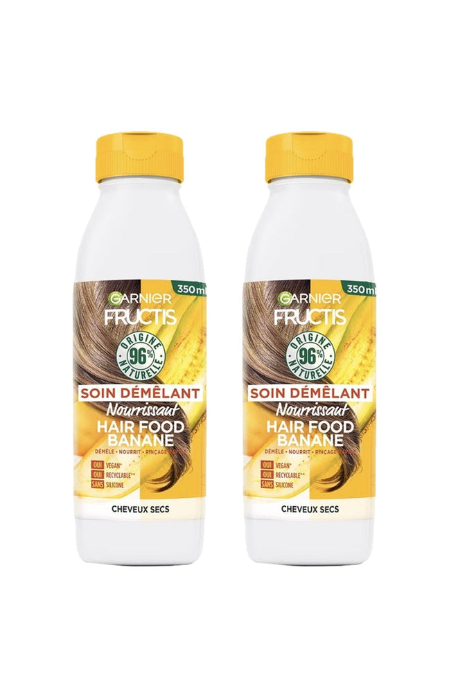 2 soins démêlants - Banane - Cheveux secs - 350 ml