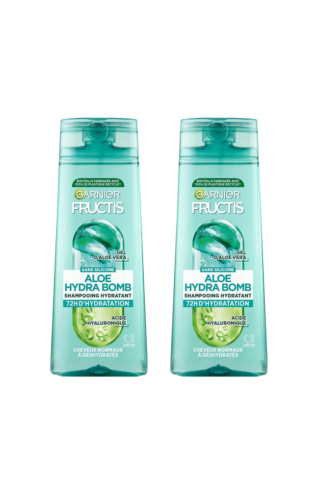 2 shampoings hydratants sans silicone - Cheveux normaux à déshydratés - 300 ml