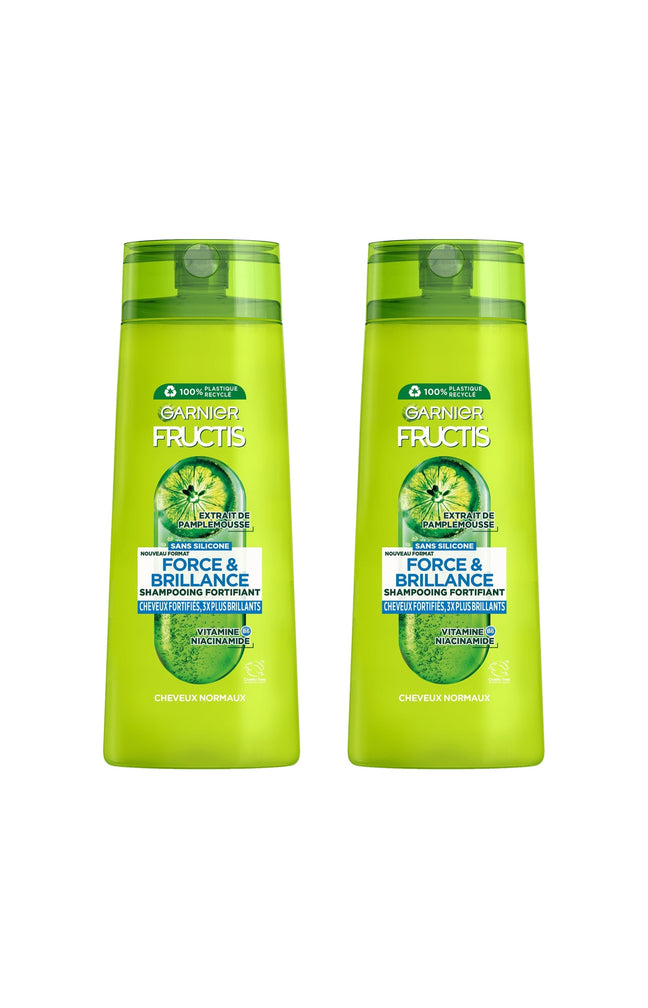 2 shampoings fortifiants sans silicone - Cheveux normaux - 300 ml