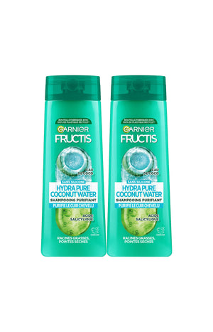 2 shampoings purifiants sans silicone - Racines grasses - 300 ml