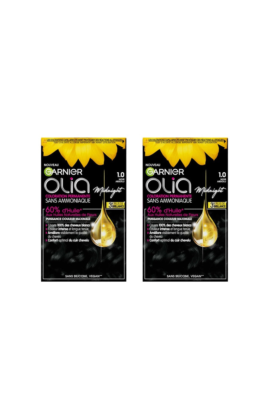 2 Kits coloration permanente - Blond beige foncé