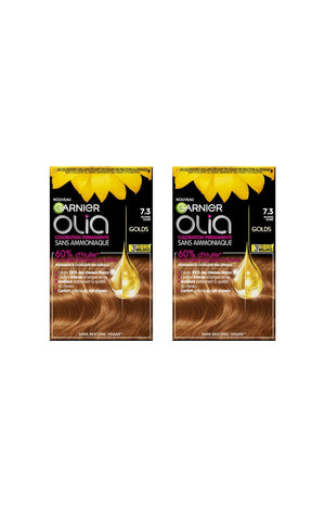 2 kits colorations permanentes - 7.3 blond doré