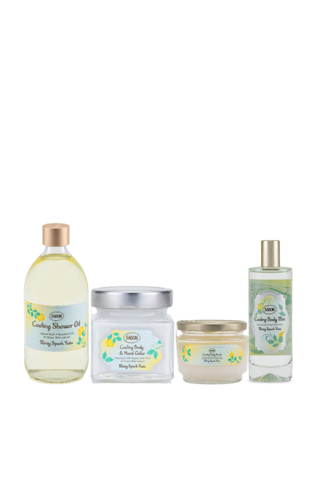 Routine de soins complète - Minty Spark - Corps - 4 produits