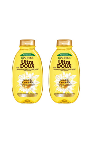 2 shampoings illuminants - Camomille & Miel de fleurs - 400 ml