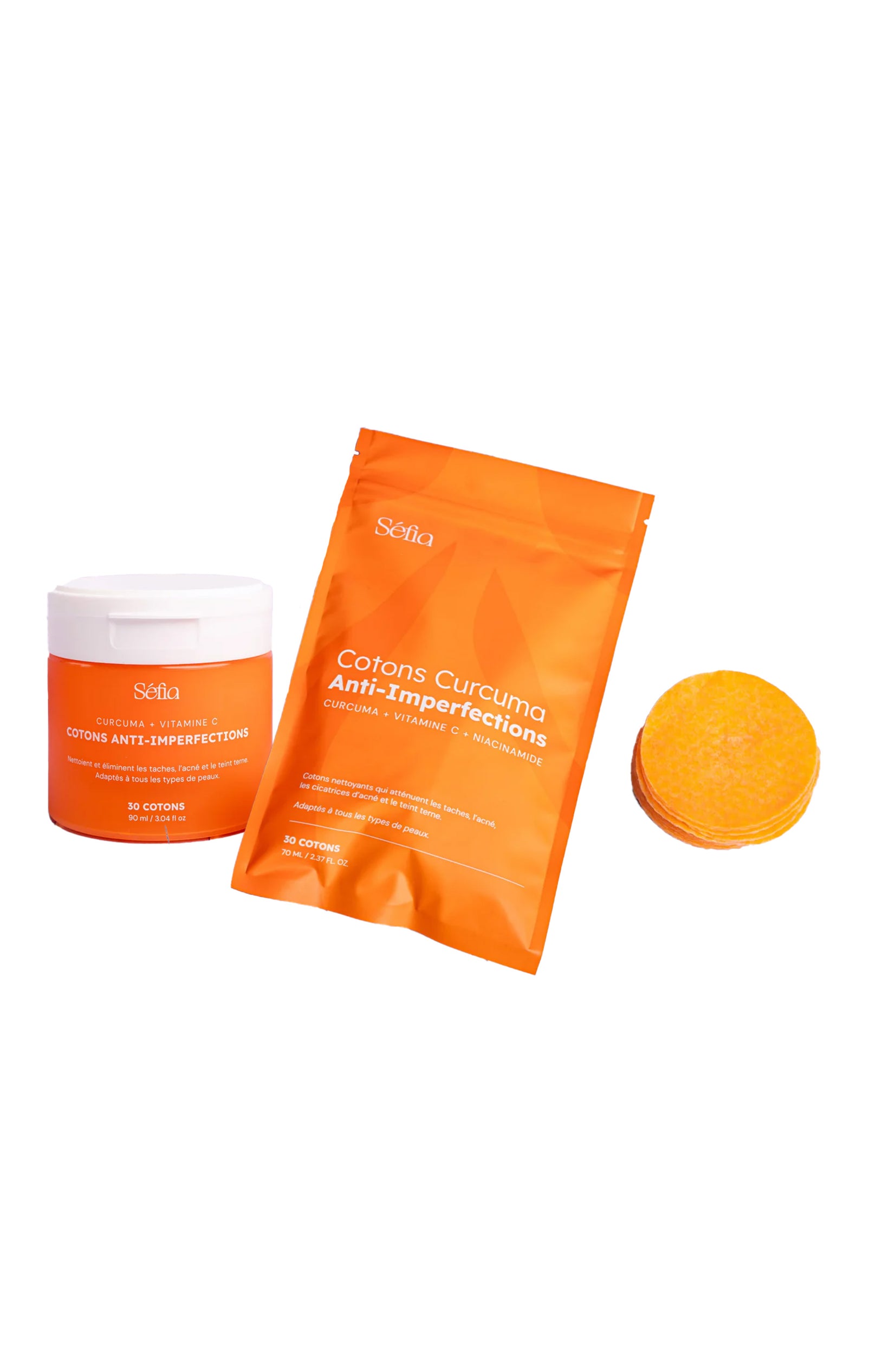 Cotons anti-imperfections - Visage - 60 unités