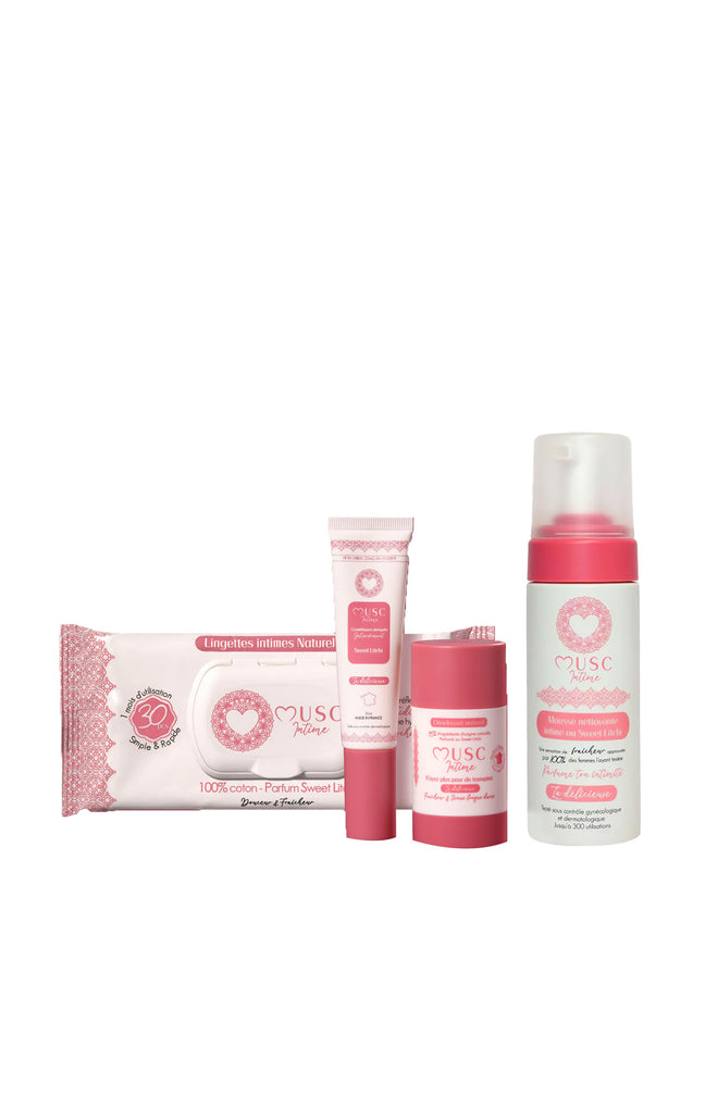 Rituel intime - Sweet Litchi - Corps - 4 produits
