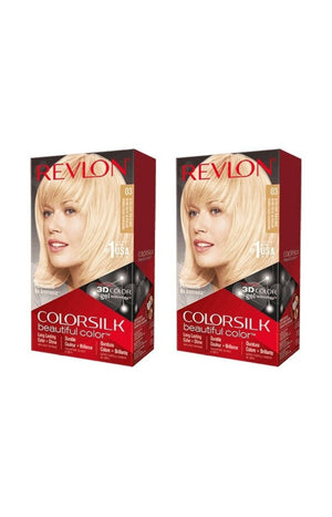 2 colorations permanentes - Colorsilk - 03 Blond Soleil Ultra-Clair