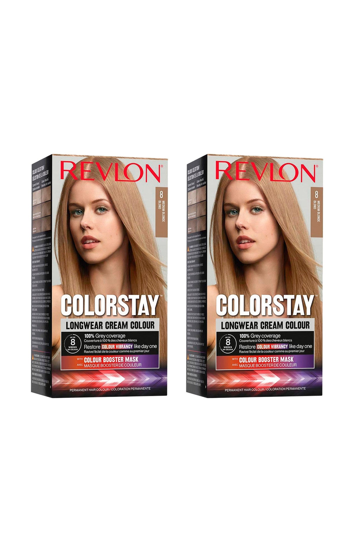 2 colorations permanentes - Colorstay - 8 Blond