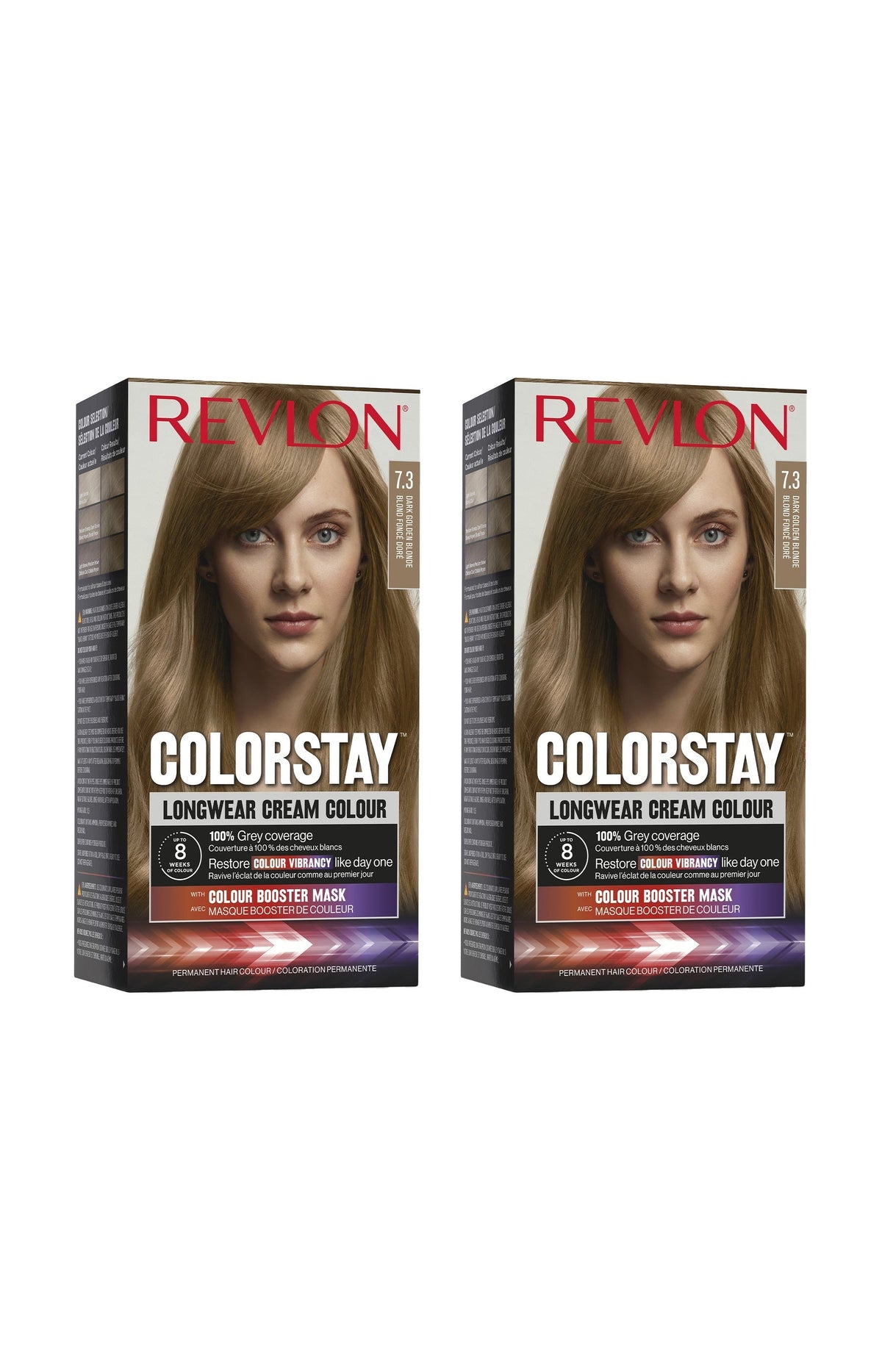 2 colorations permanentes - Colorstay - 7.3 Blond Foncé Doré