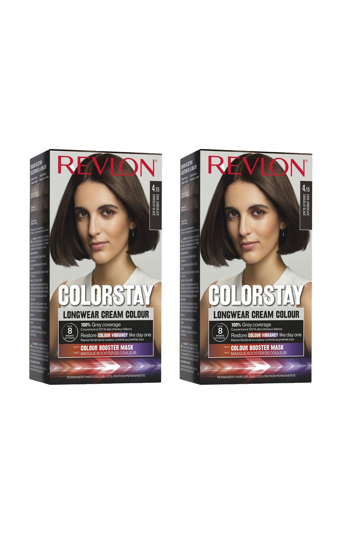 2 colorations permanentes - Colorstay - 4.15 Châtain Chocolat Glacé