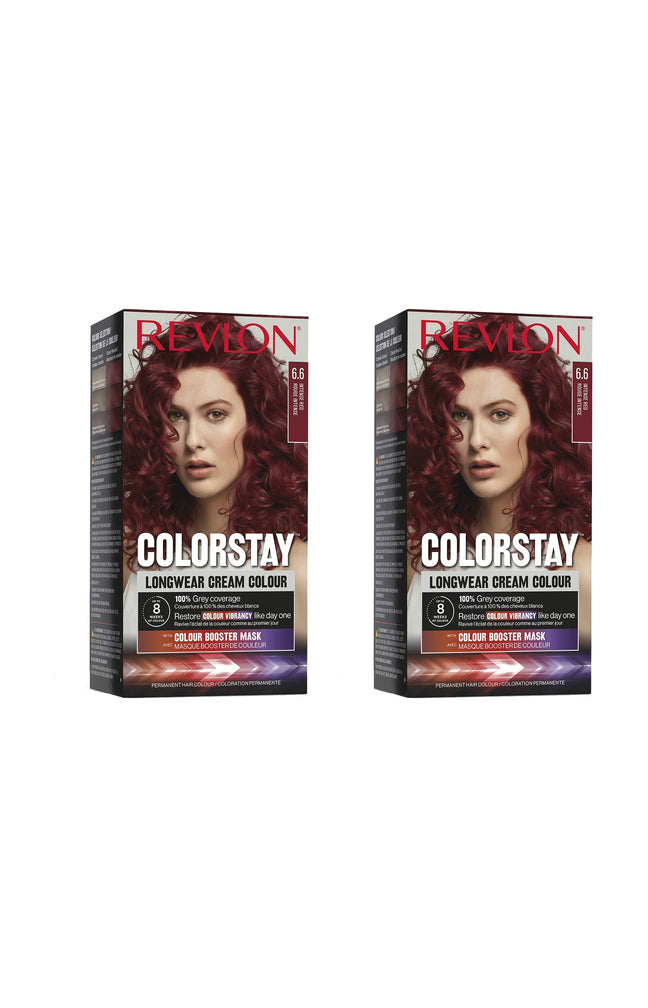 2 colorations permanentes - Colorstay - 6.6 Rouge Intense