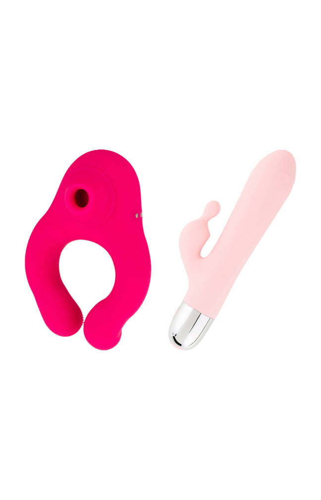 Pack duo - Stimulateur clitoridien & vibromasseur rabbit