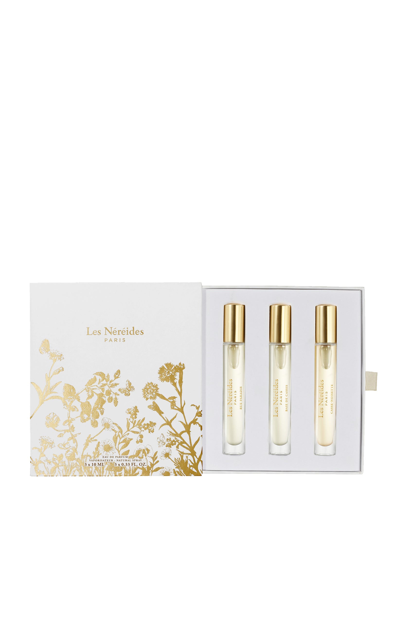 Coffret parfums format voyage - Casse-Noisette, Baie de Cassis & Rue Paradis - 3 x 10 ml