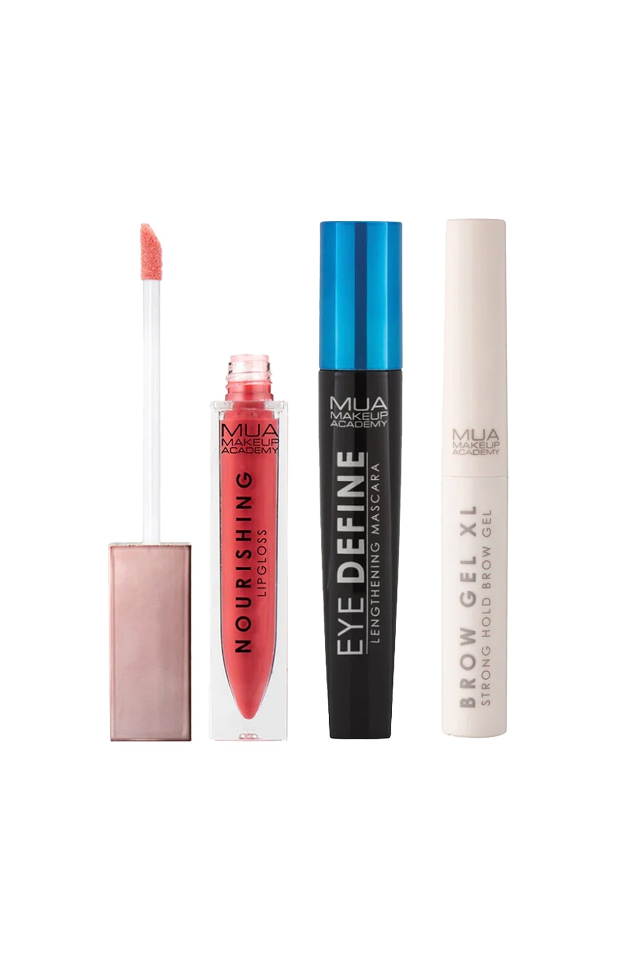 Mascara, gel à sourcil & gloss nourrissant Mystik