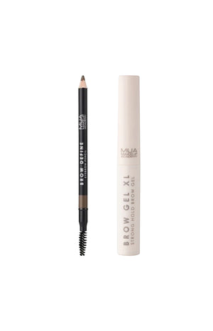 Gel à sourcils double-embout & crayon à sourcils marron