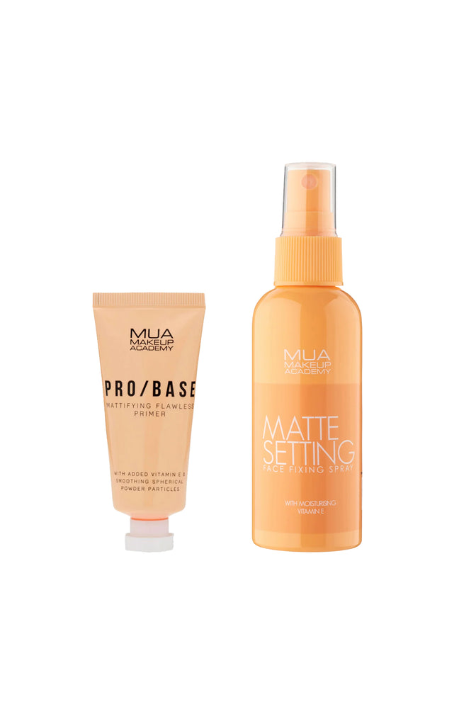 Duo matifiant - Base de teint & spray fixateur