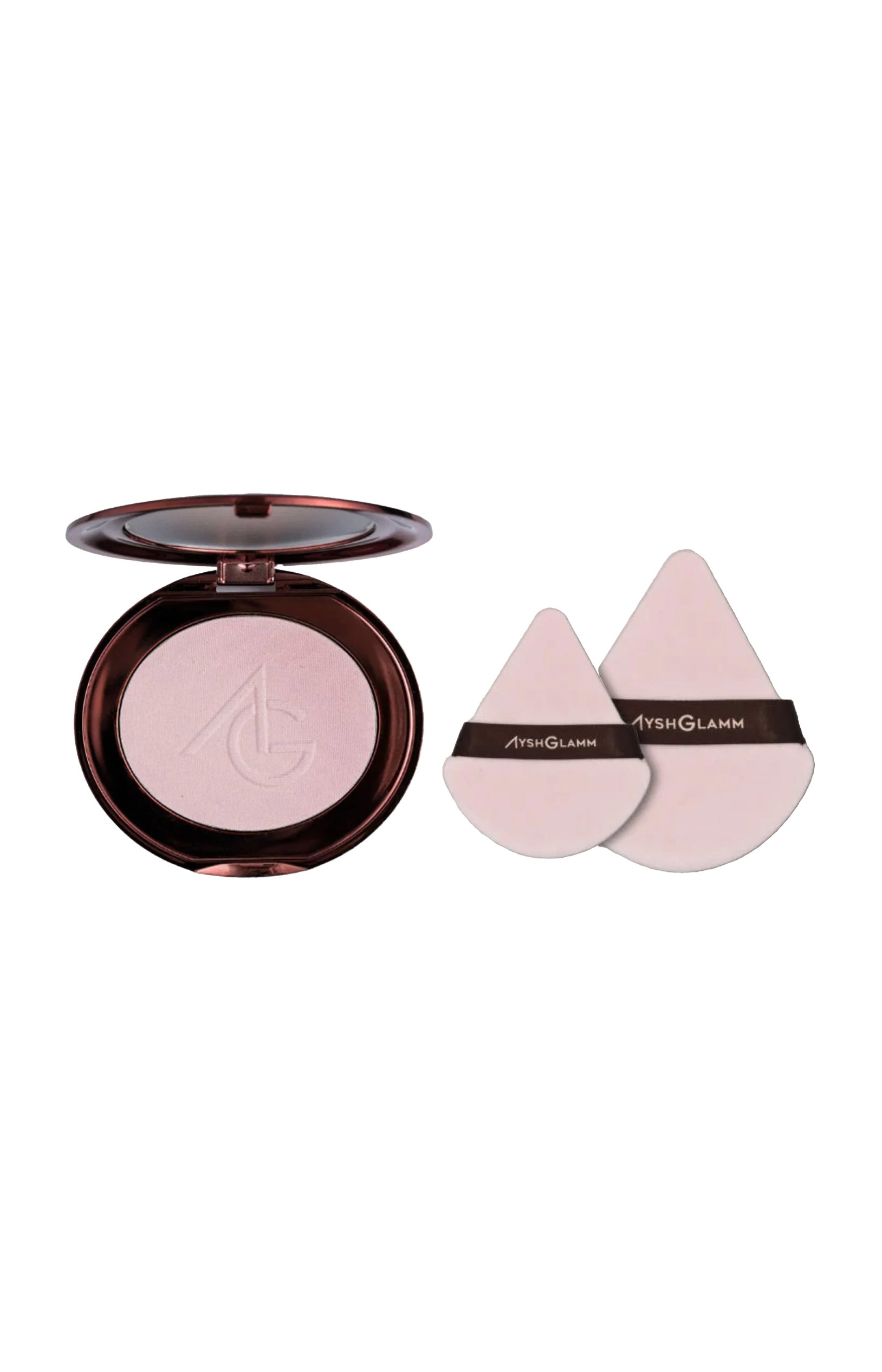 Poudre matifiante & houpettes - Light Pink
