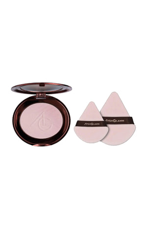 Poudre matifiante & houpettes - Light Pink