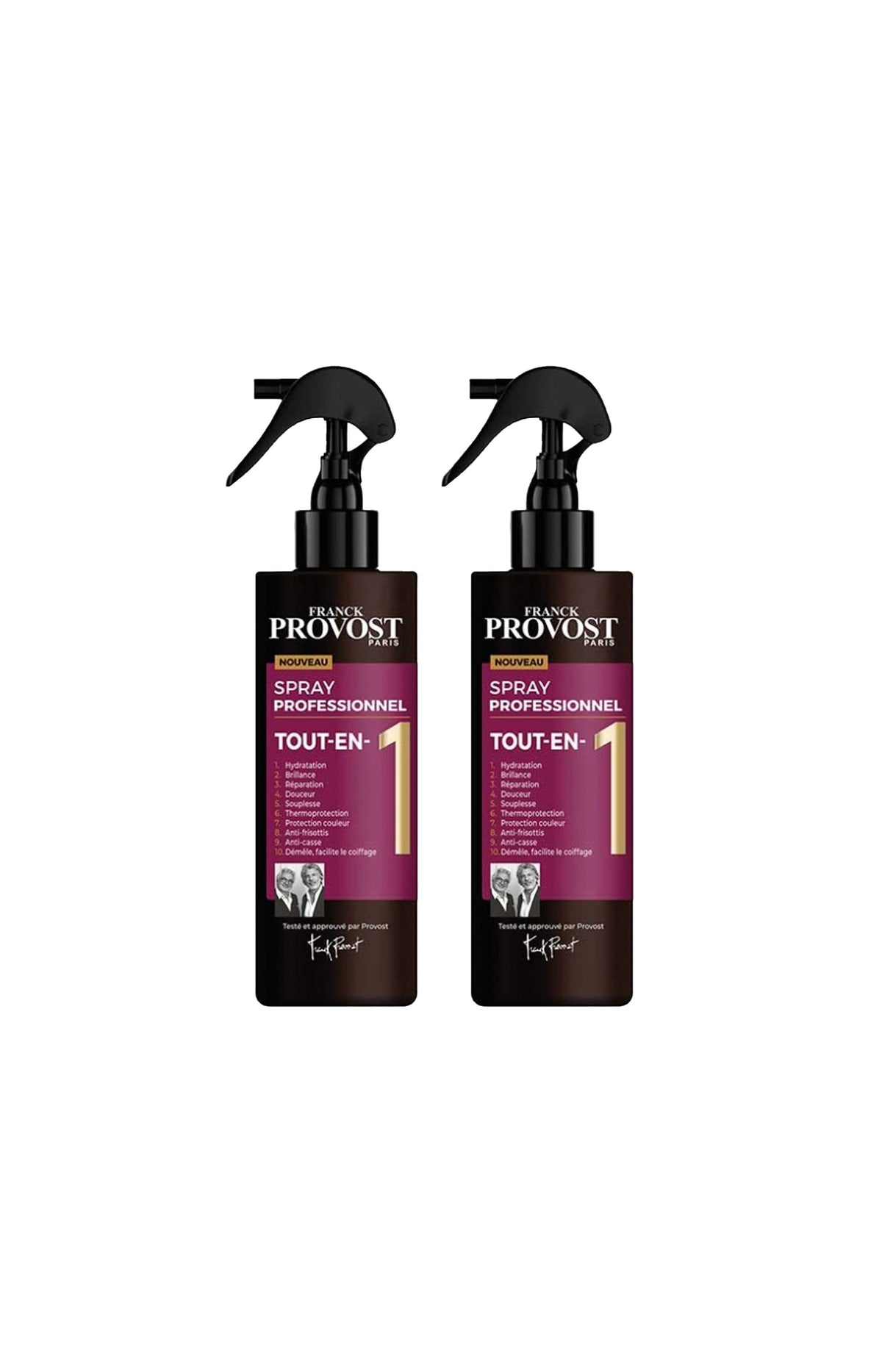 2 sprays - coiffants tout-en-1 - 190 ml