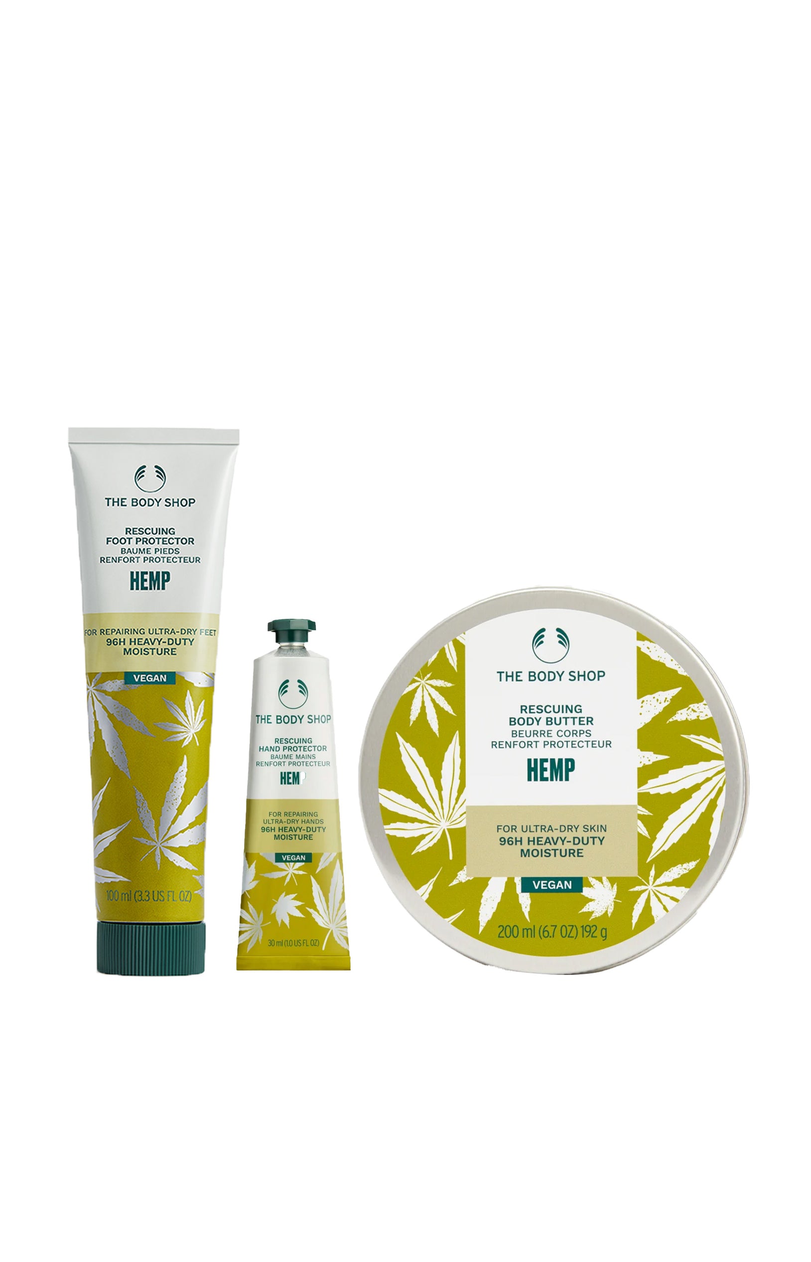 Routine protectrice - Chanvre - Mains & pieds - 3 produits