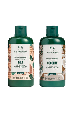 Crèmes de douche - Noix de coco & karité - 2 x 60 ml