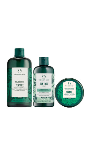 Routine capillaire purifiante - Tea tree - 3 produits