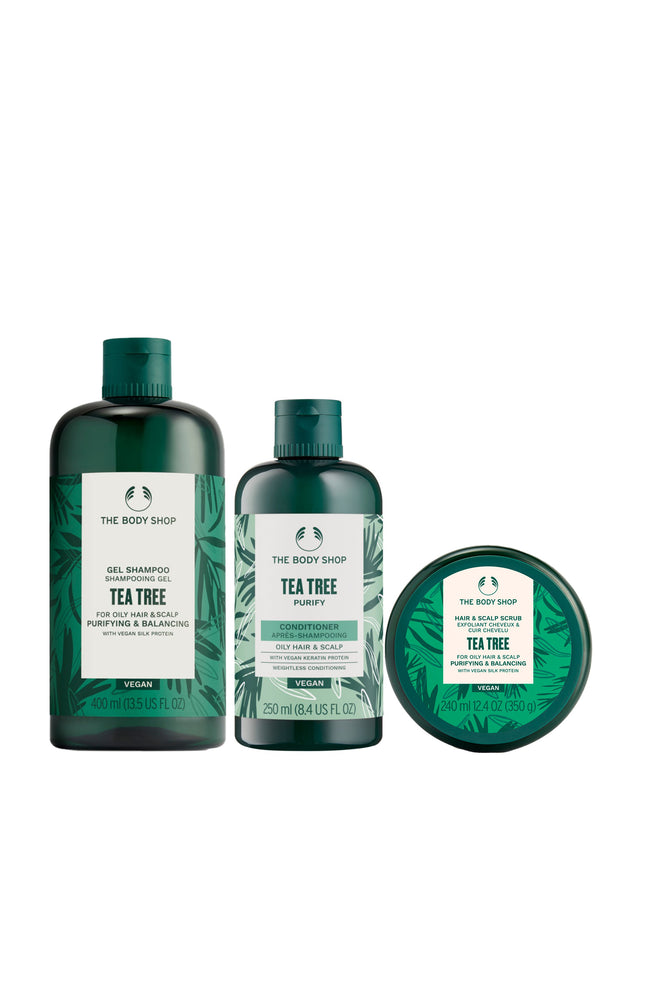 Routine capillaire purifiante - Tea tree - 3 produits