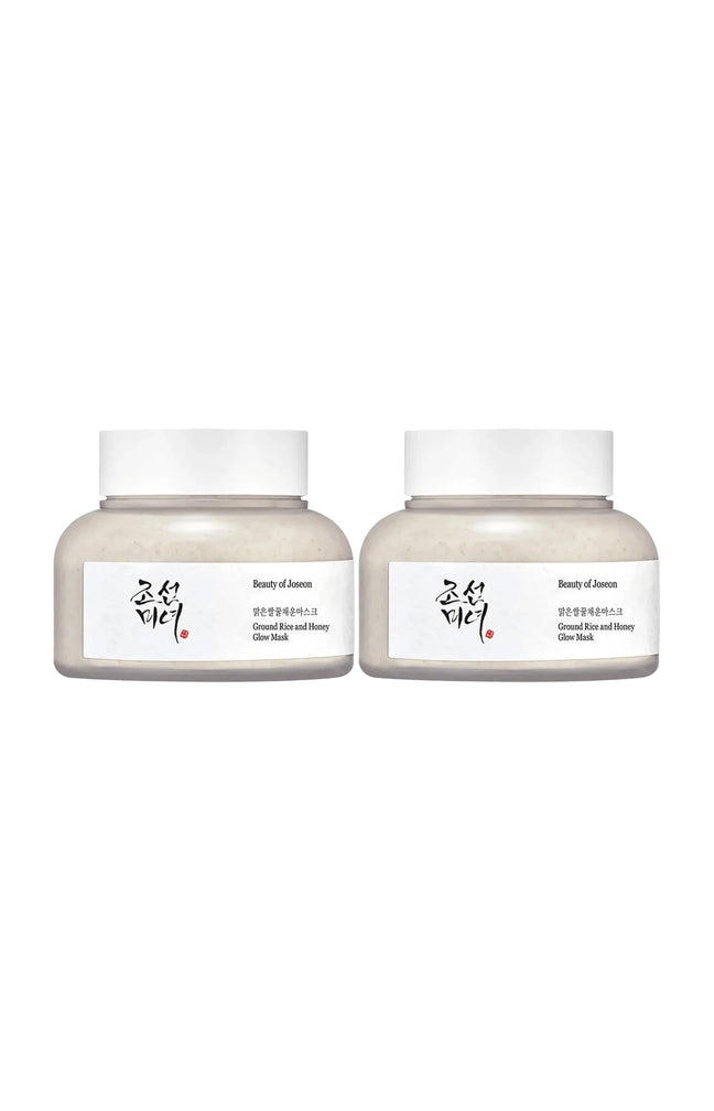 2 masques visage - Eau de riz & miel - 150 ml