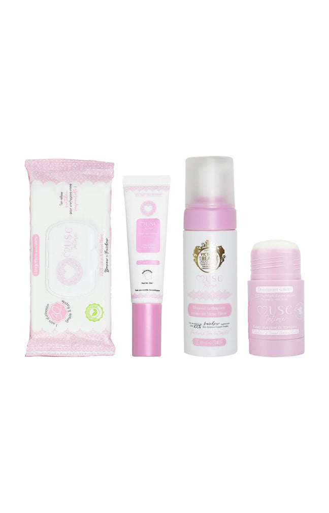 Routine intime - Musc blanc - 4 produits
