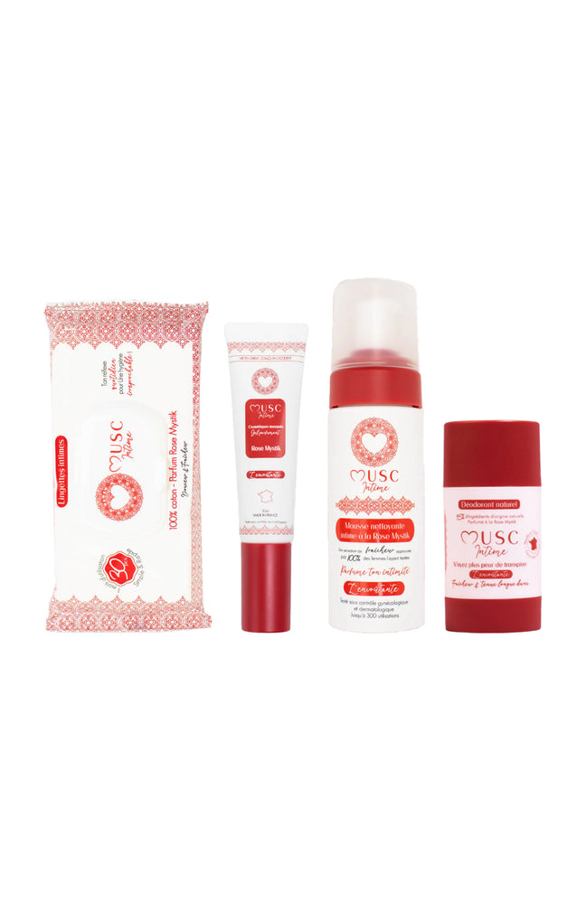 Routine intime - L'Envoûtante - Rose Mystik - 4 produits
