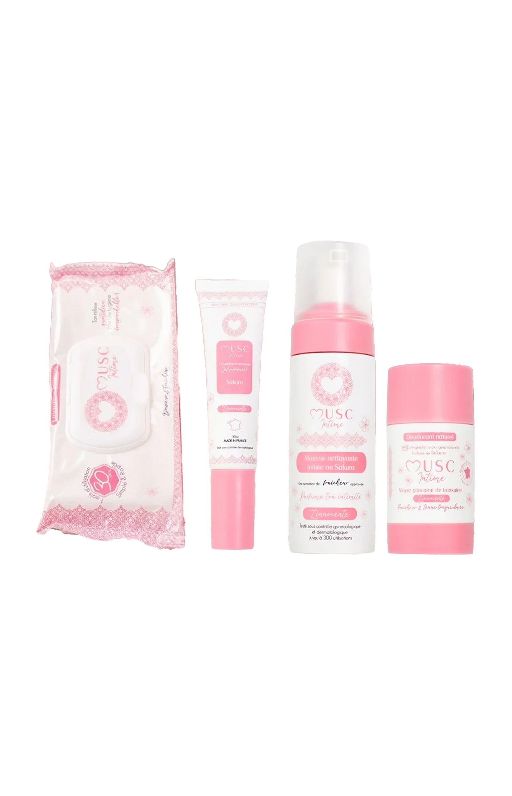 Routine intime - Fleur de Sakura - 4 produits