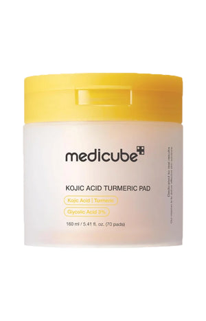 Pads exfoliants éclat - Kojic & curcuma - Visage - 70 unités