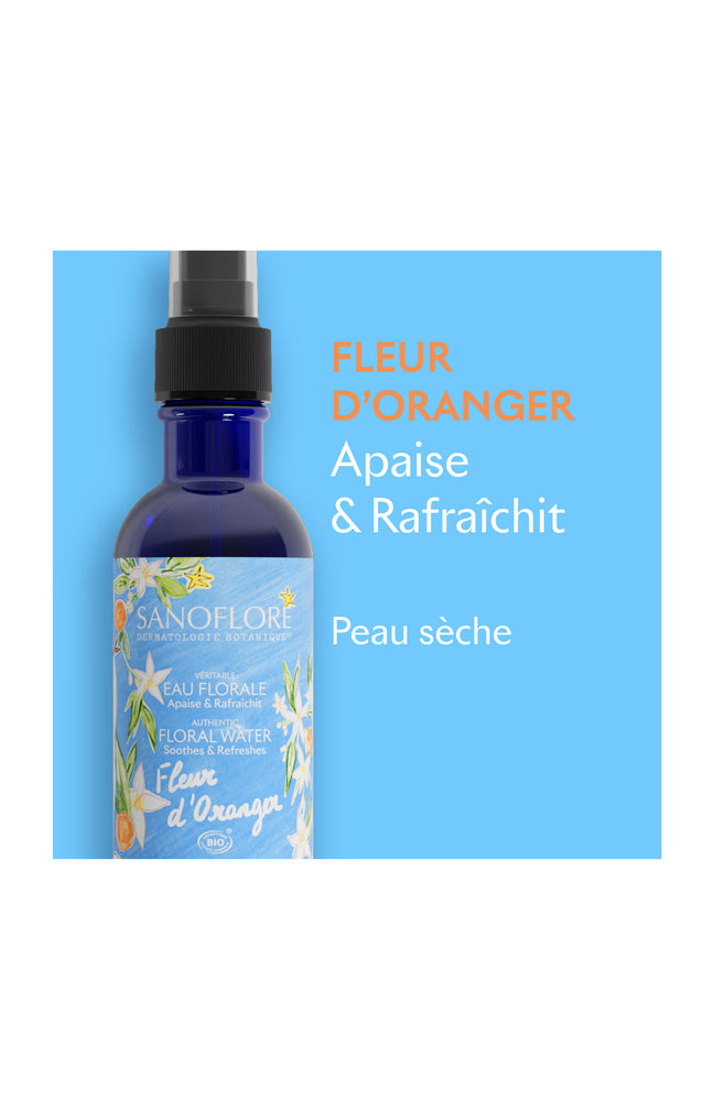 Lotion apaisante - Véritable eau florale fleur d’oranger
