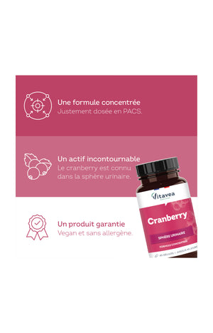 Cures confort urinaire - Cranberry - 135 jours