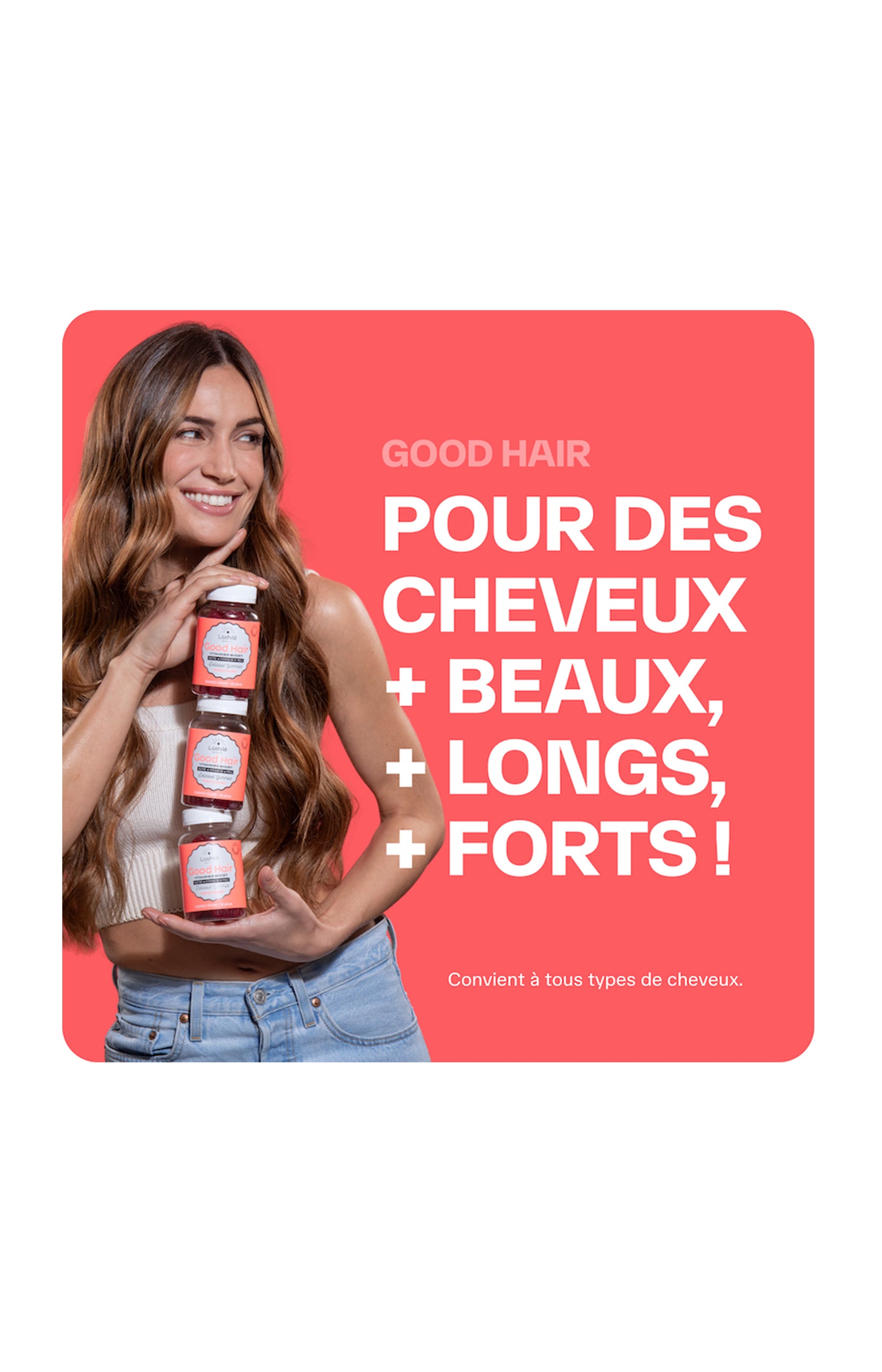 Gummies pousse des cheveux - Good Hair - 1 mois