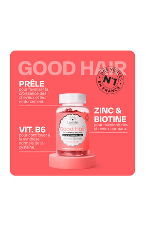 Gummies pousse des cheveux - Good Hair - 1 mois