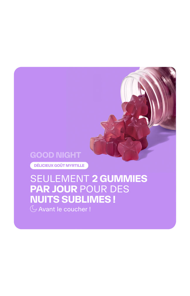 Gummies sommeil - Good night  - Myrtille - 1 mois