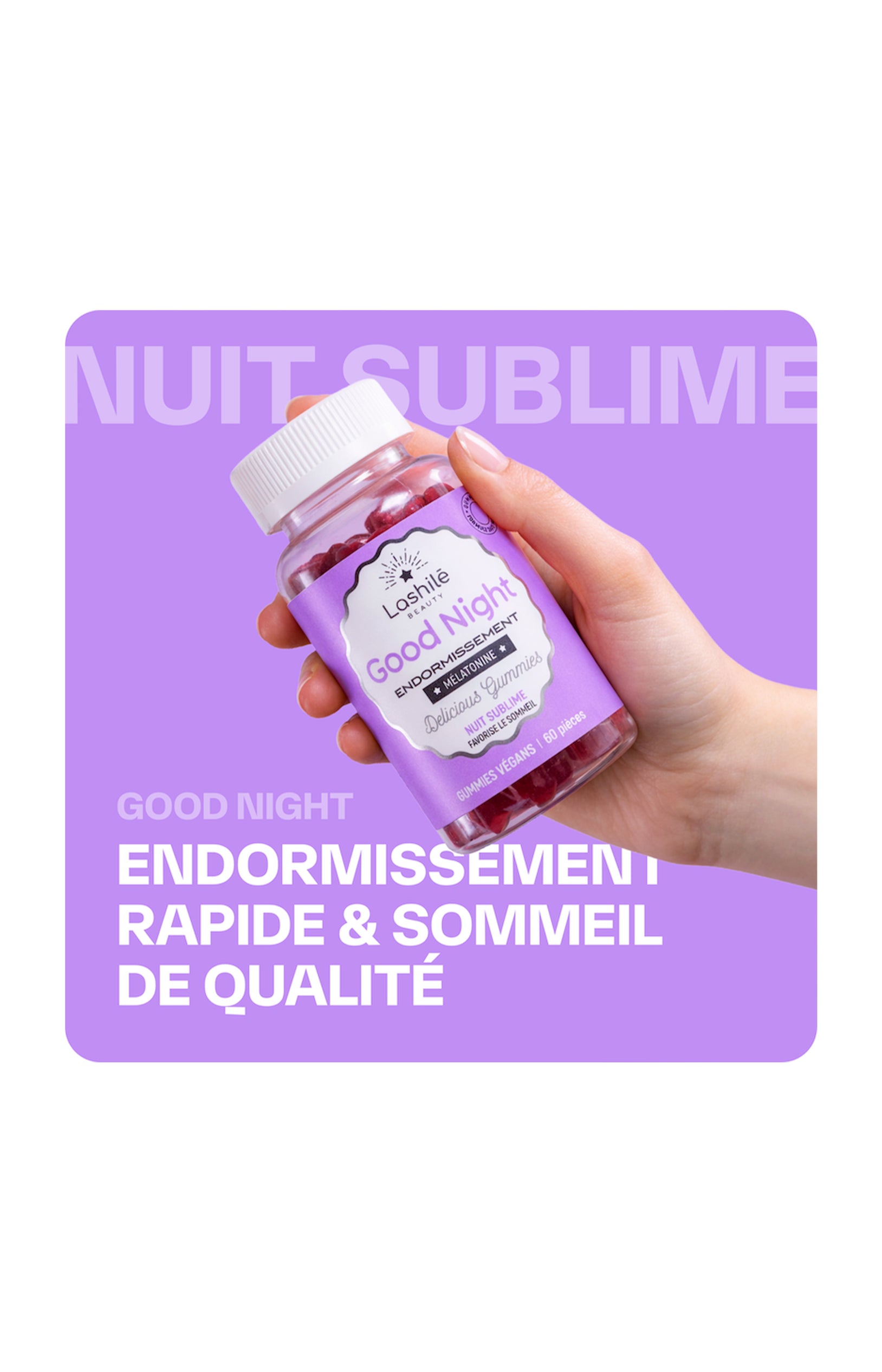 Gummies sommeil - Good night  - Myrtille - 1 mois