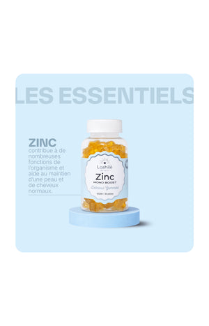 Gummies équilibre de l'organisme - Zinc - Poire - 1 mois