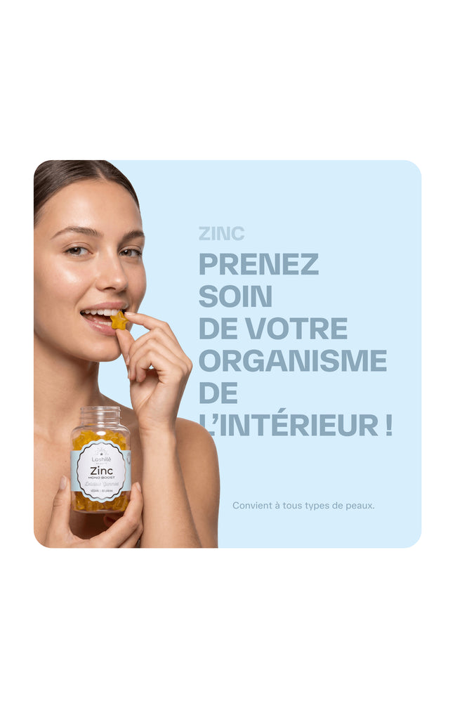 Gummies équilibre de l'organisme - Zinc - Poire - 1 mois