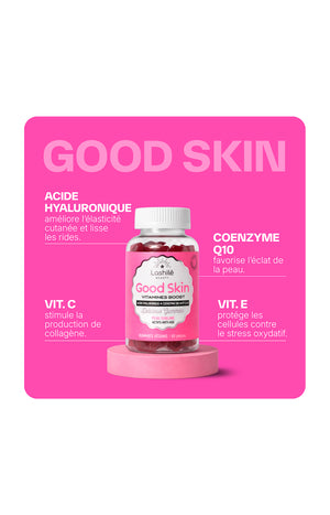 Gummies peau sublime - Good skin - Fraise - 1 mois