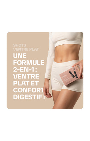 Shots ventre plat - Pêche & citron - 14 jours