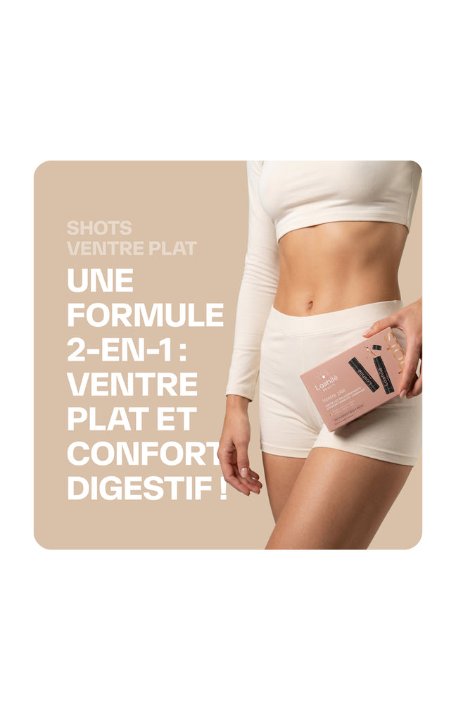 Shots ventre plat - Pêche & citron - 14 jours