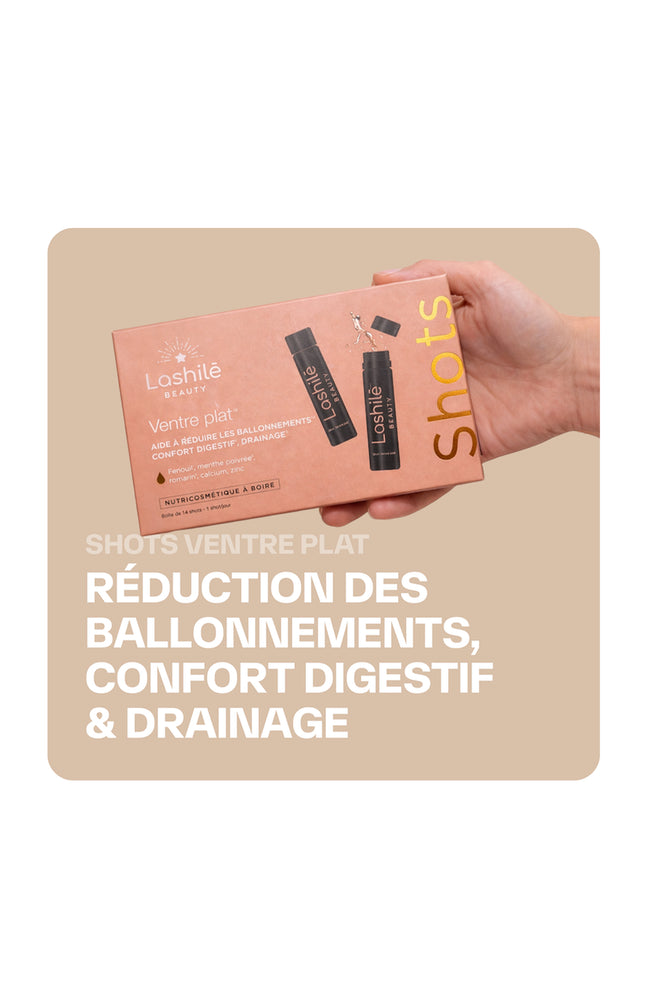 Shots ventre plat - Pêche & citron - 14 jours