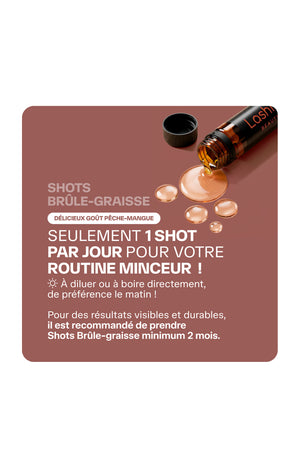 Shots brûle-graisse - Pêche & Mangue - 14 jours