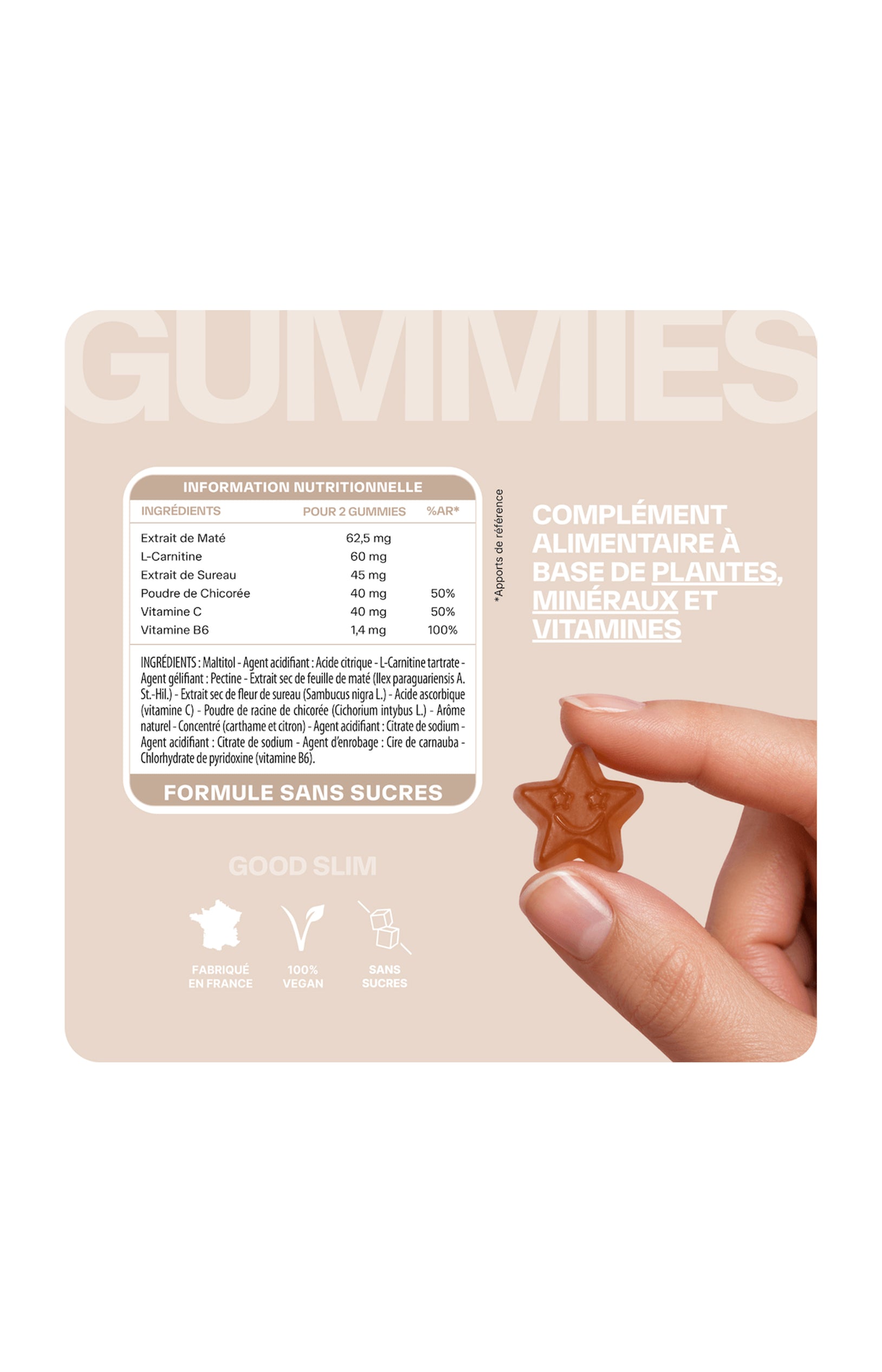Gummies perte de poids - Ananas - 1 mois
