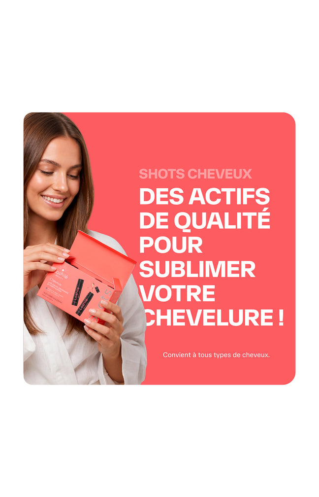 Shots cheveux triple action - Pêche - 14 jours