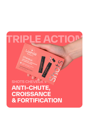 Shots cheveux triple action - Pêche - 14 jours