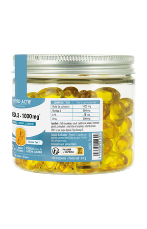 Oméga 3 1000 mg - 50 jours